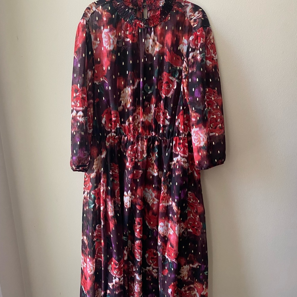 Floral Long Sleeve Dress